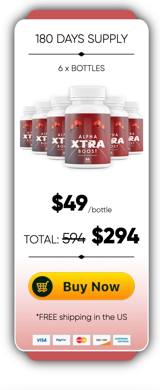 Alpha Xtra Boost - 6 Bottles